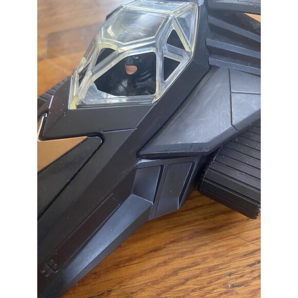 2008 Mattel DC Comics Batman Vehicle Lot Batcycle Batmobile Batjet Dark Knight - Picture 13 of 13